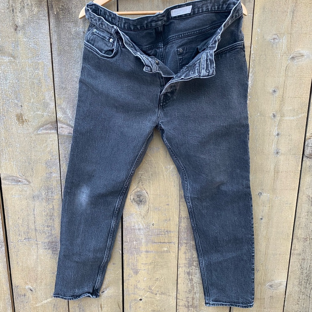 All Saints Men's Black Jeans